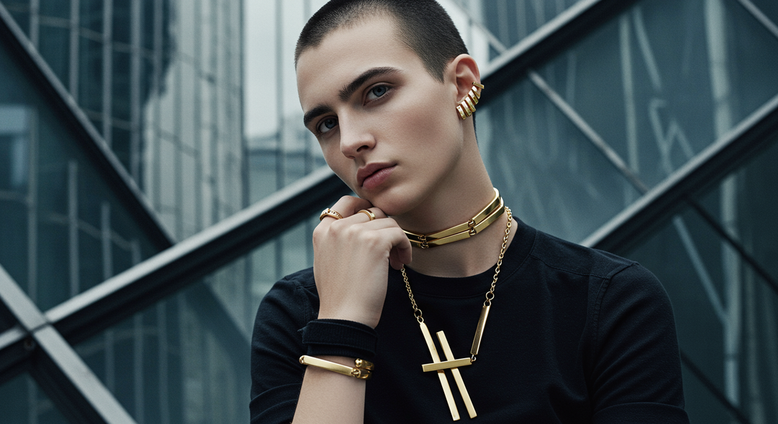 Future-Ready Fashion: Emerging Trends in Unisex and Bold Gold Bar Jewelry Accessories for Men
