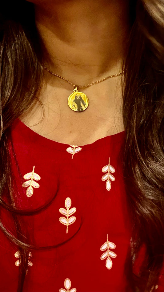Customizable Round Pendant Stainless Steel 316L