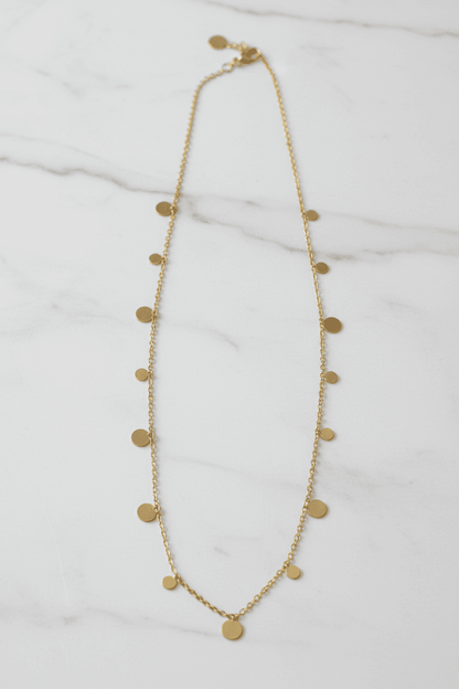 18k Gold-Plated Aurora Drop Necklace - 304 Stainless steel