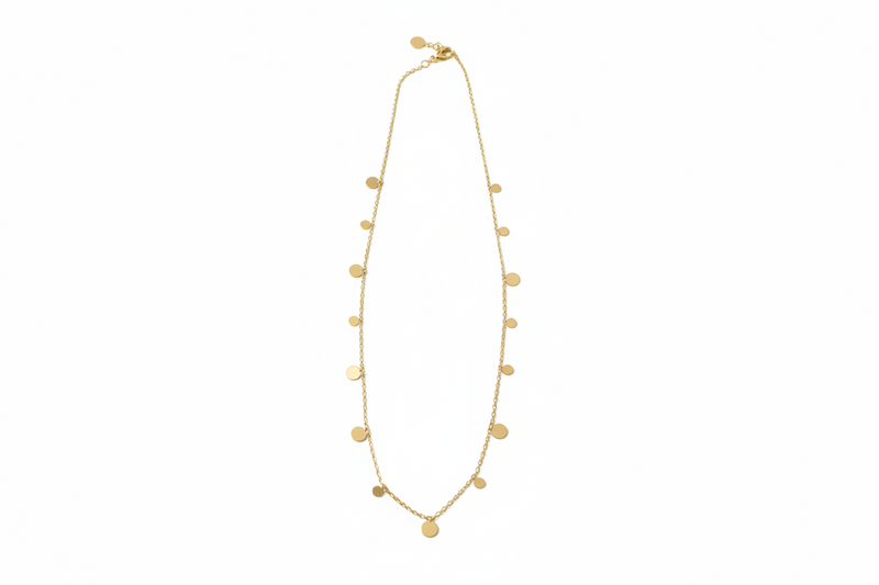 18k Gold-Plated Aurora Drop Necklace - 304 Stainless steel