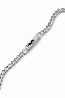 Personalized Silver Bar Bracelet Stainless Steel 316L