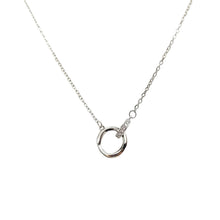Timeless Elegance Interlocked Ring Pendant Necklace 316L