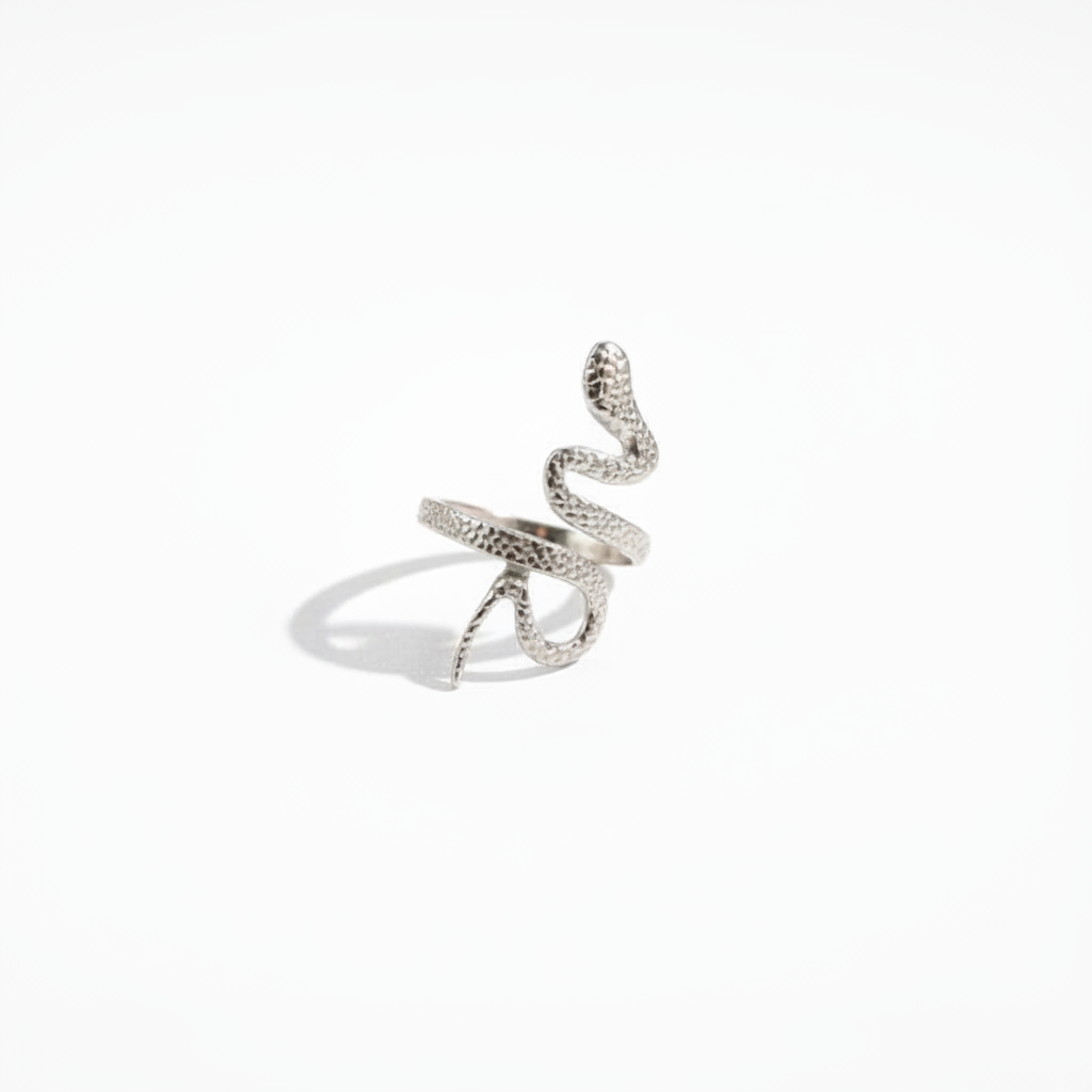 Snake Ring Stainless Steel Adjustable Size | Lustre of Love